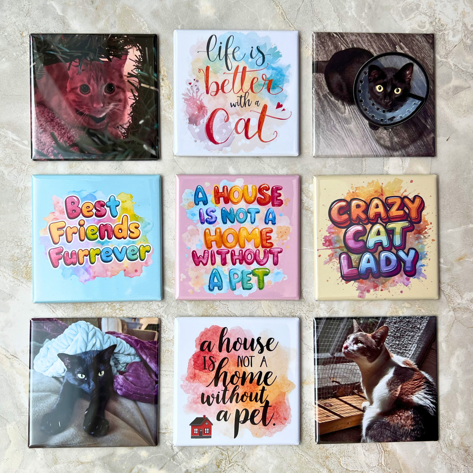 Custom Pet Photo Magnets