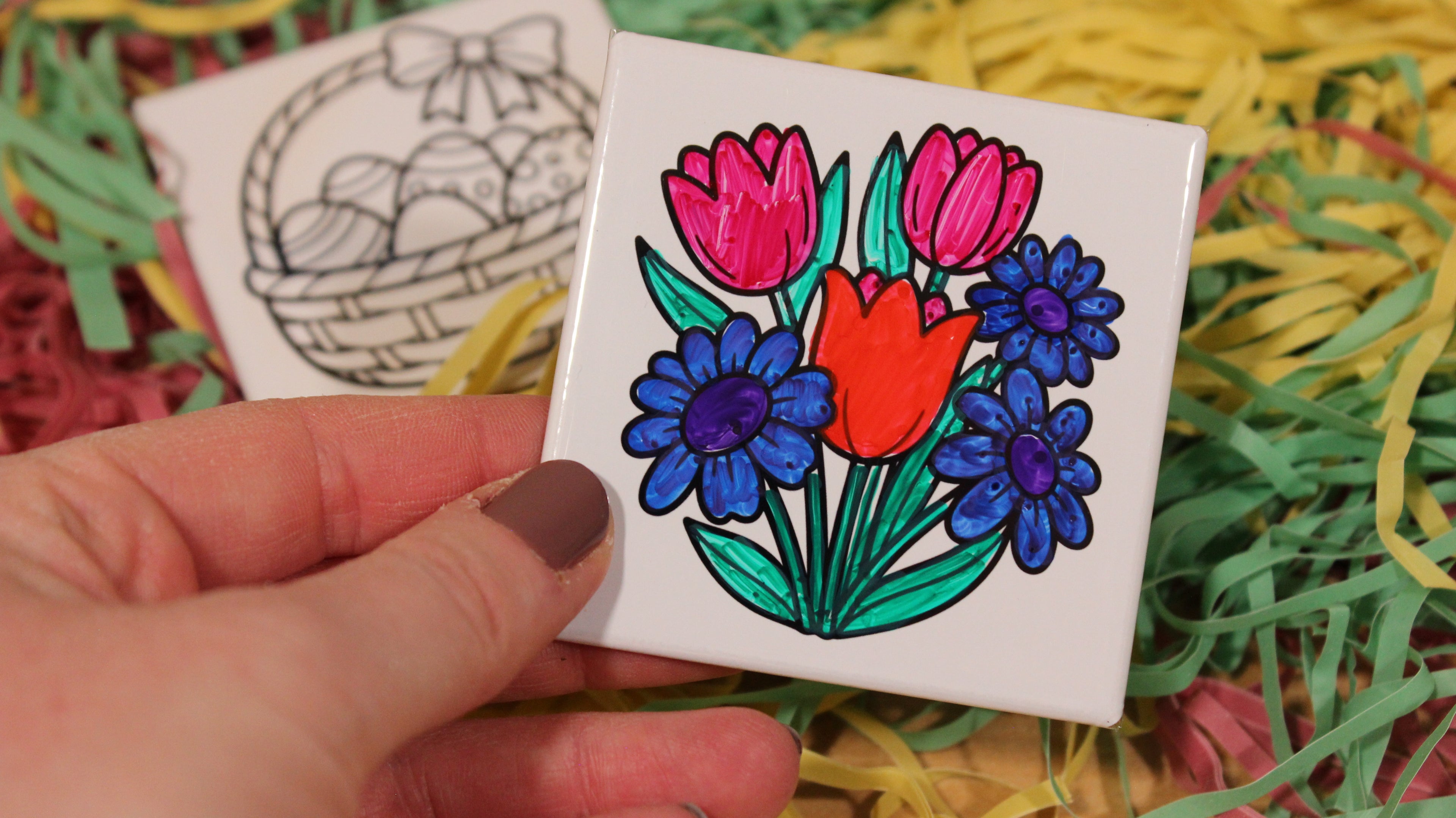 Spring Easter Coloring Book Magnet Pack (2026) - 6-Pack